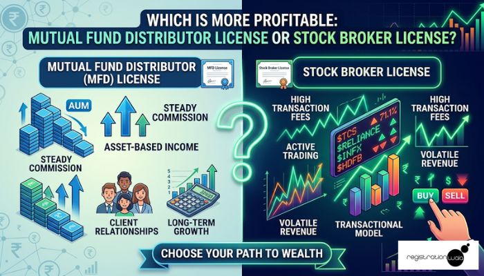 Which Is More Profitable: Mutual Fund Distributor License or Stock Broker License?