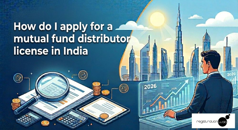 How do I apply for a mutual fund distributor license in India?