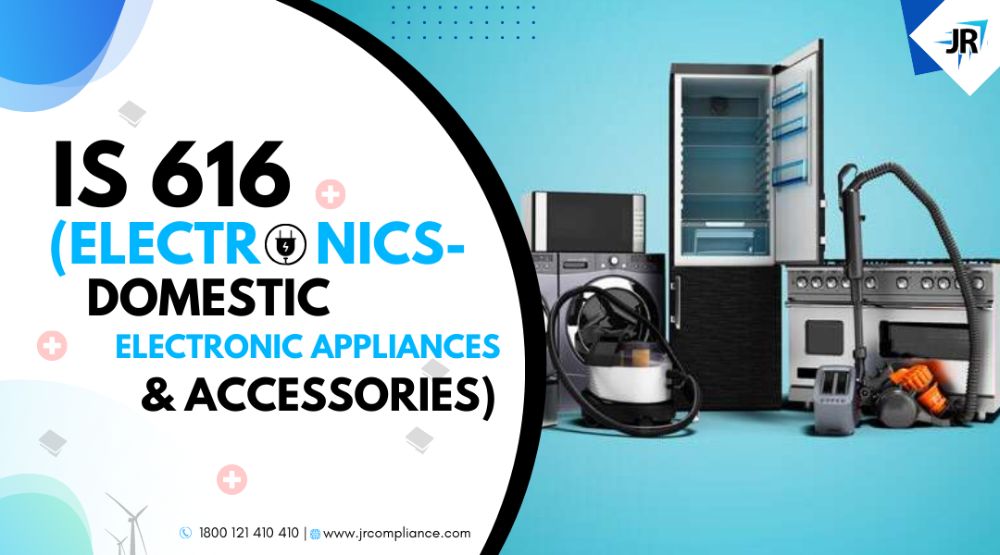 IS 616 ( ELECTRONICS- DOMESTIC ELECTRONIC APPLIANCES & ACCESSORIES )
