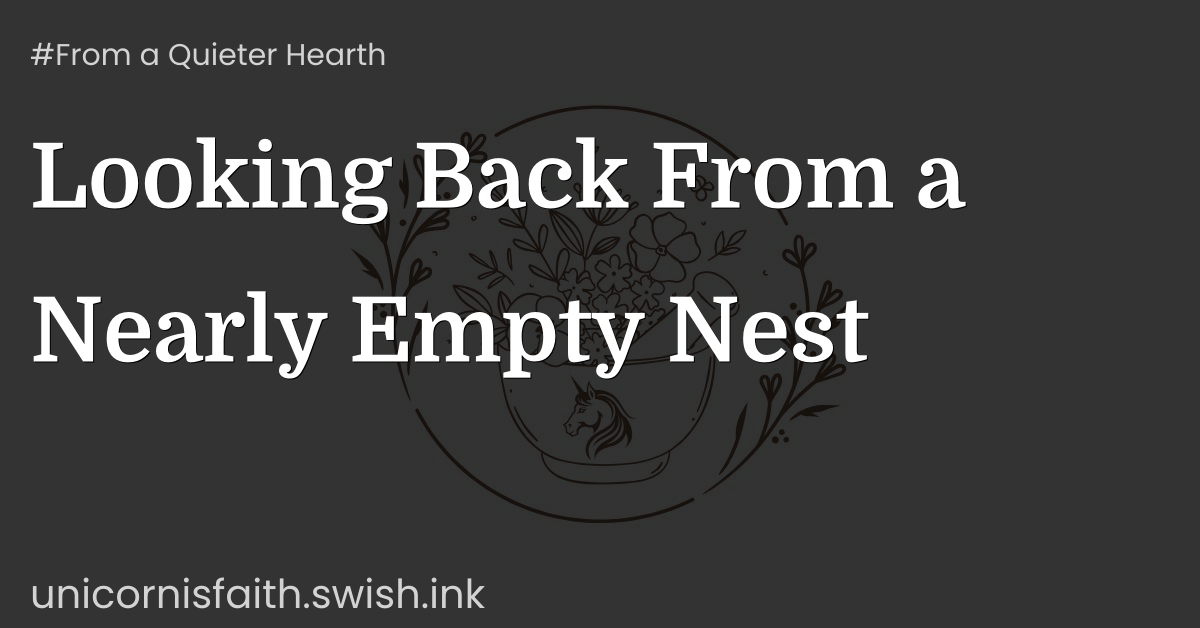 Looking Back From a Nearly Empty Nest
