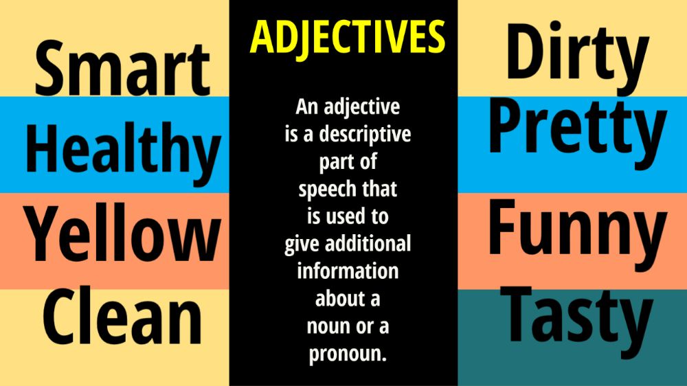 What is an adjective? 