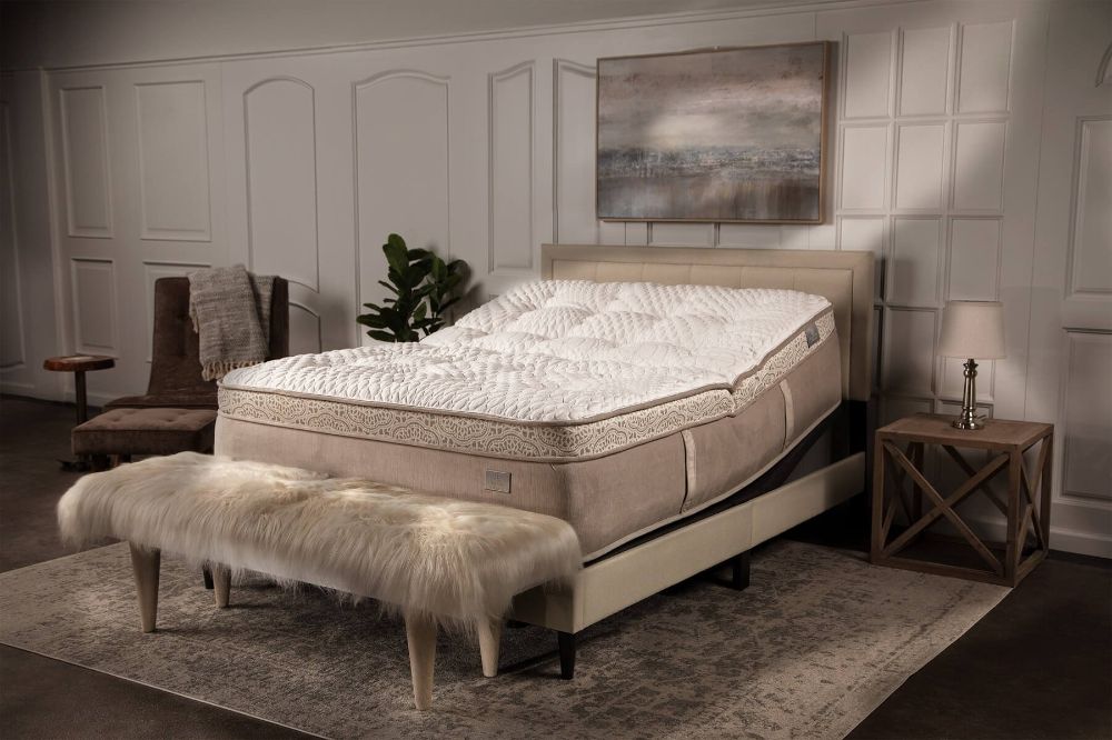 Chattam Wells Mattress For Side Sleepers or Back Sleepers on adjustable base.