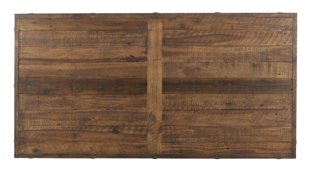 Flexsteel Carpenter is available in two finish options. This is the dark brown finish option.
