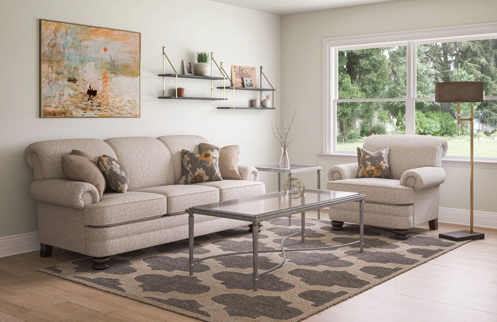 Bay Bridge Sofa and Chair by Flexsteel is available at Mueller Furniture