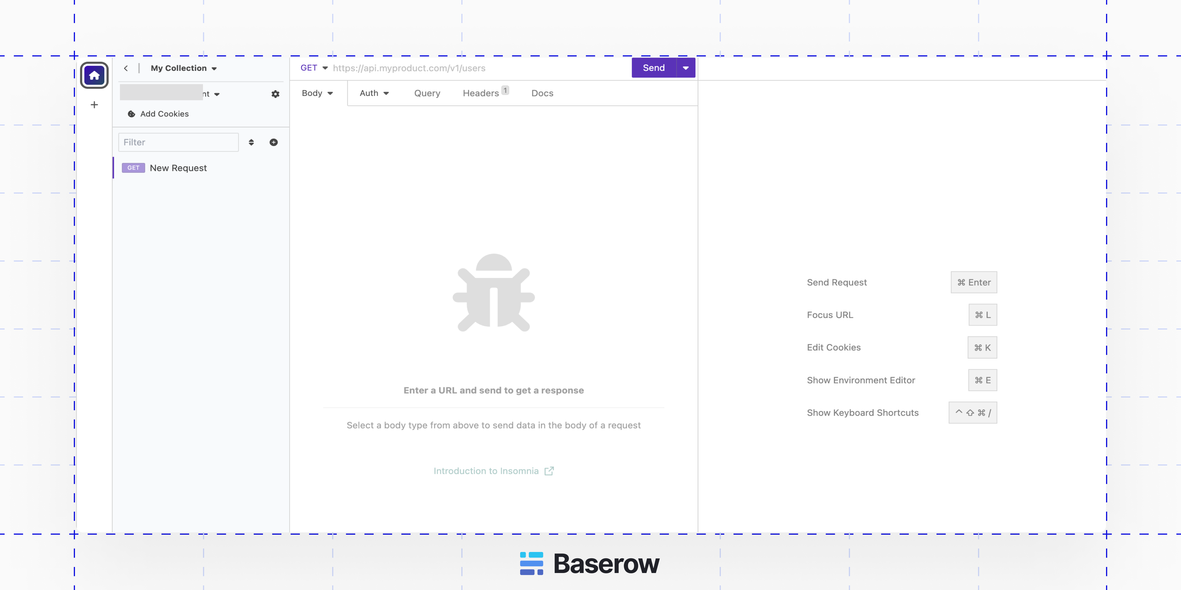 Set up API client with Insomnia