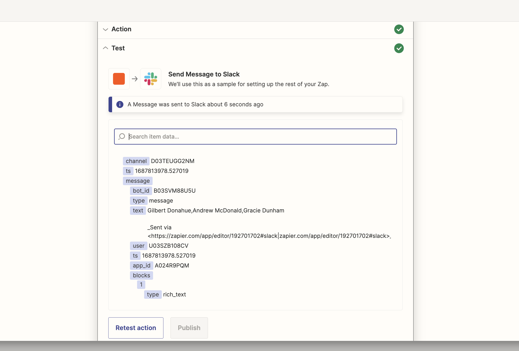 Add action to send a direct message
