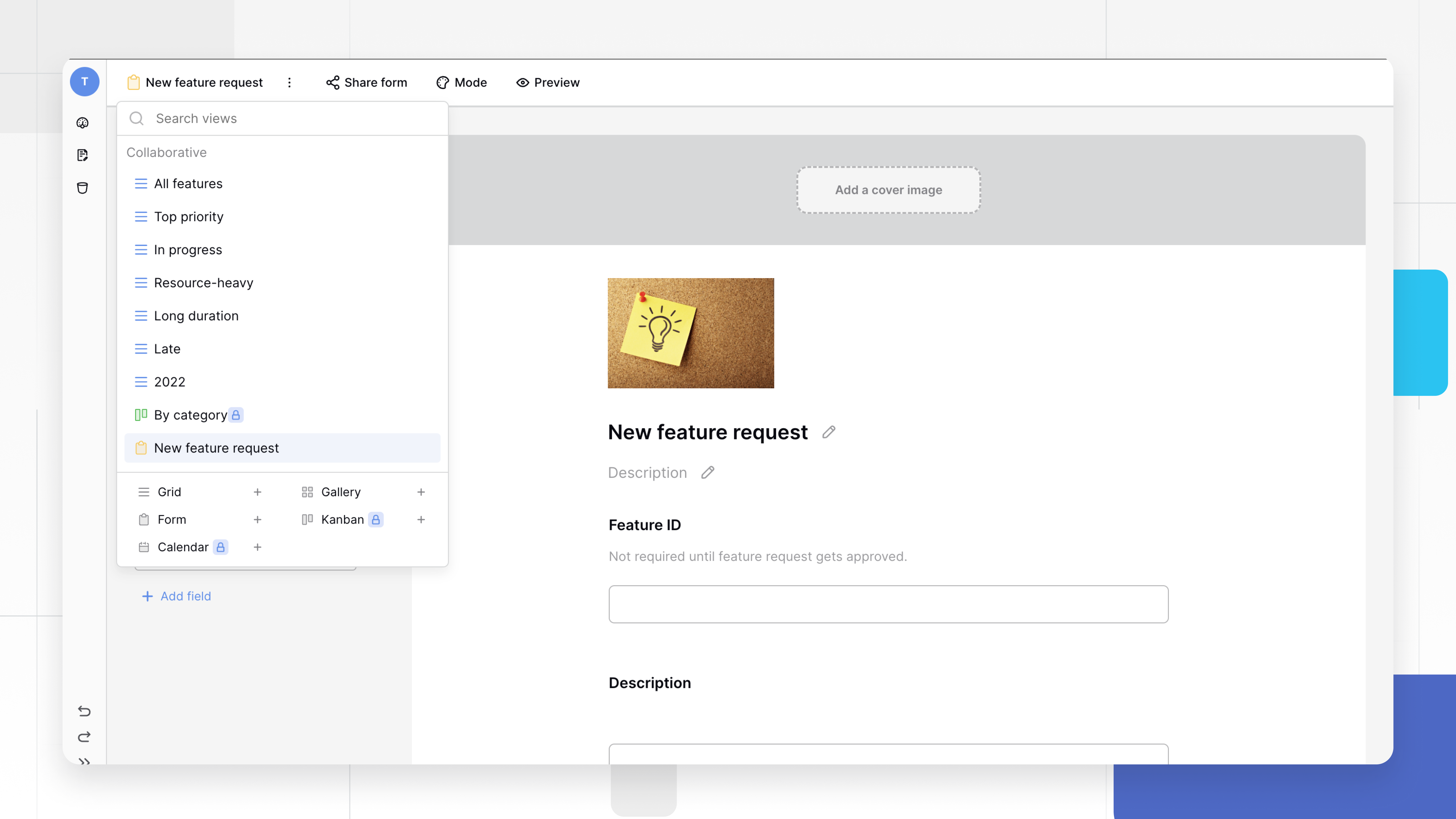 Configure Baserow form view