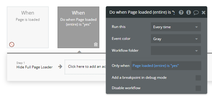 page loaded (entire)” condition - not working on mobile/desktop &amp;amp;amp;lt;992 - Mobile - Bubble Forum