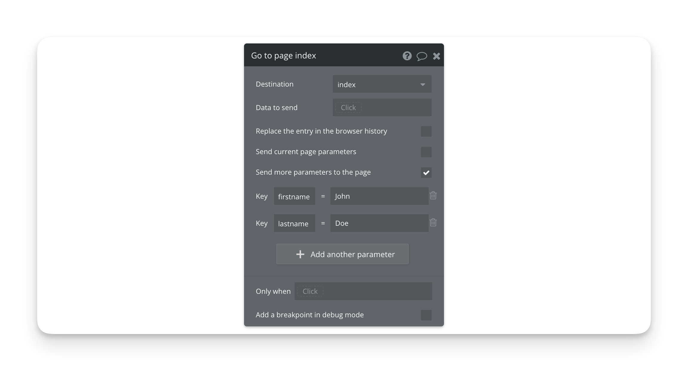 URL parameters | Bubble Docs