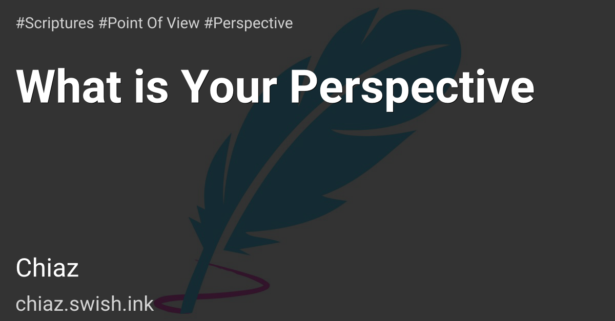 What is Your Perspective
