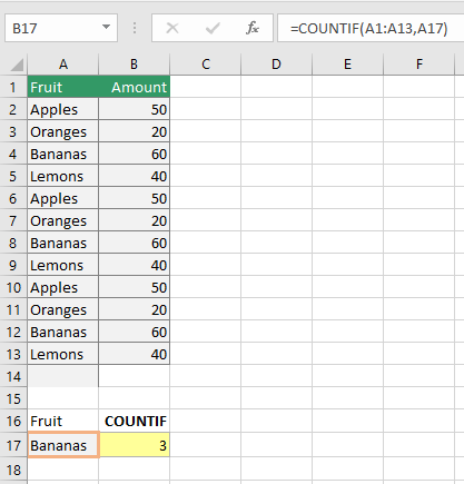 Excel Formulae