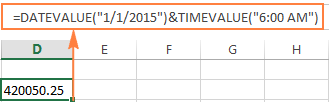 Use the DATEVALUE and TIMEVALUE functions to find the number behind a given date and time in Excel.
