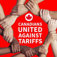 Canadians United Against Tariffs logo