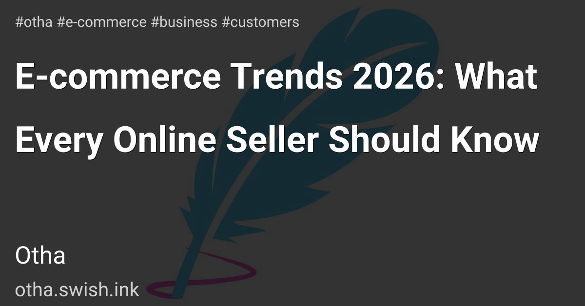E-commerce Trends 2026: What Every Online Seller Should Know