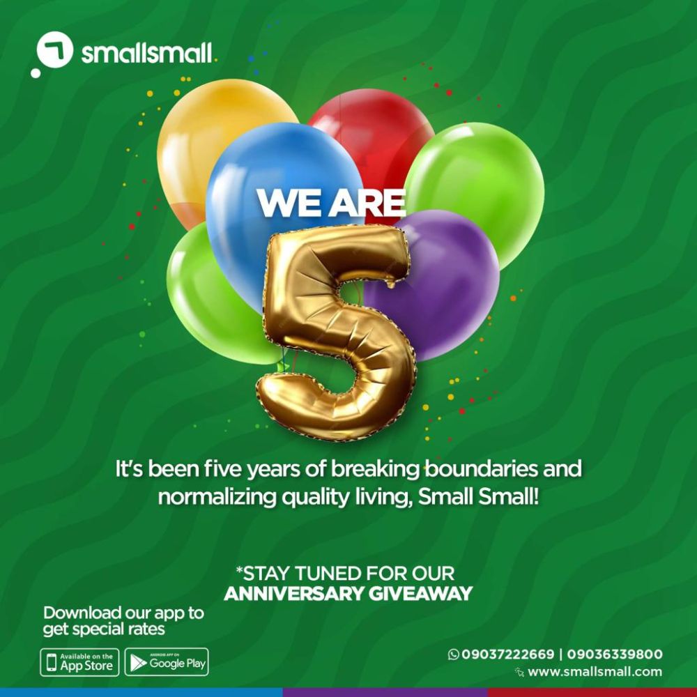 We are 5: Happy Anniversary Smallsmall