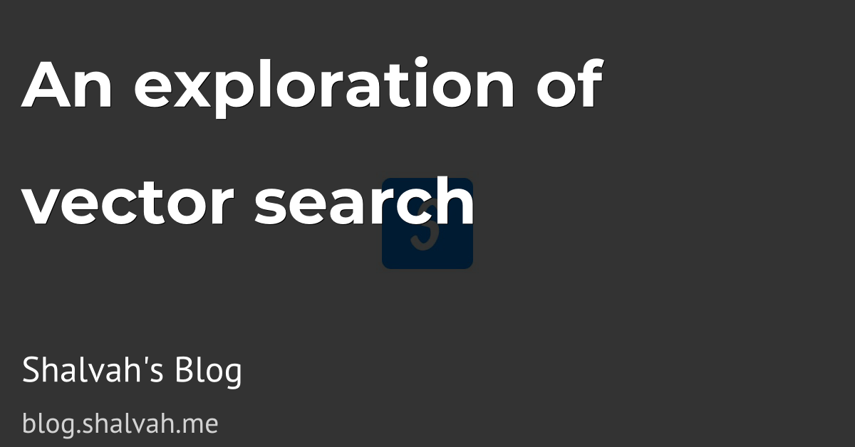 With the AI hype going around, you may have come across the phrase "vector search", "vector database", or "embeddings" l