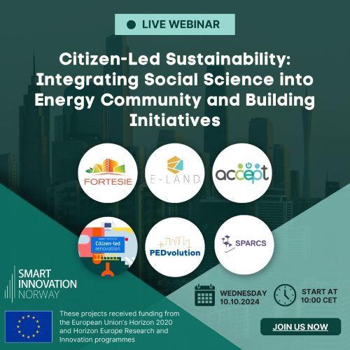 Up-coming webinar on Citizen-Led Sustainability