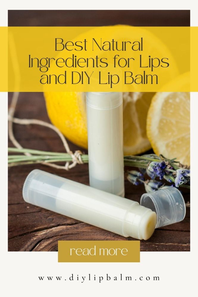 Best Natural Ingredients for Lips and DIY Lip Balm | DIY Lip Balm