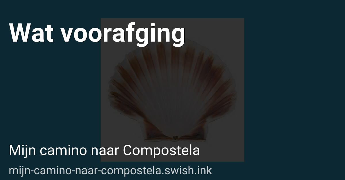 Wat voorafging