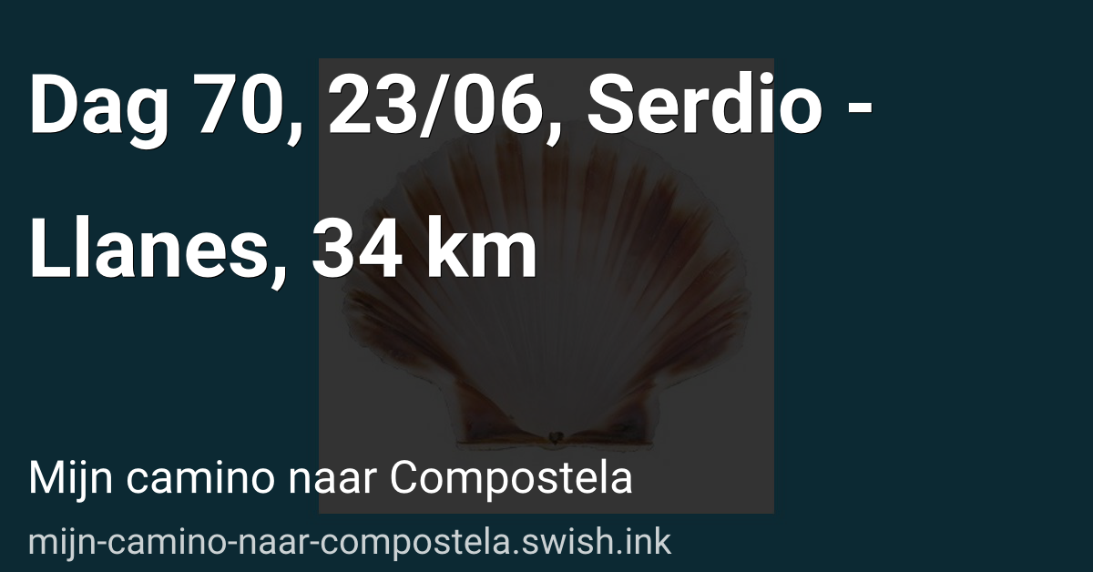 Dag 70, 23/06, Serdio - Llanes, 34 km