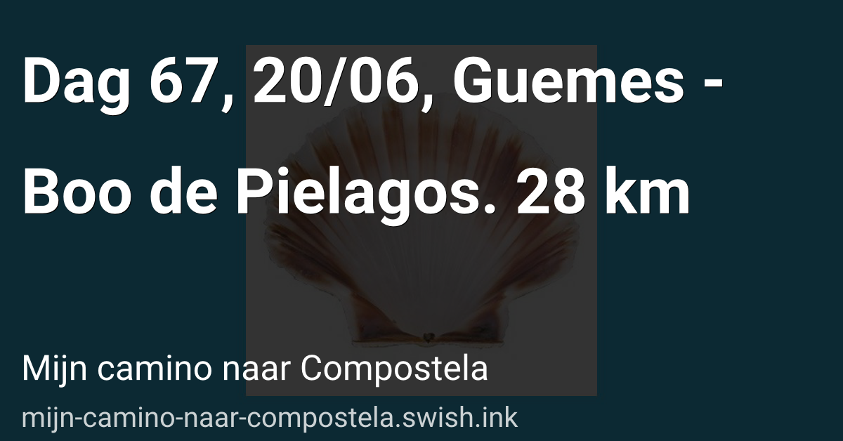 Dag 67, 20/06, Guemes - Boo de Pielagos. 28 km